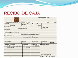 RECIBO DE CAJA
