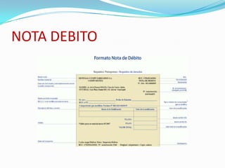 NOTA DEBITO