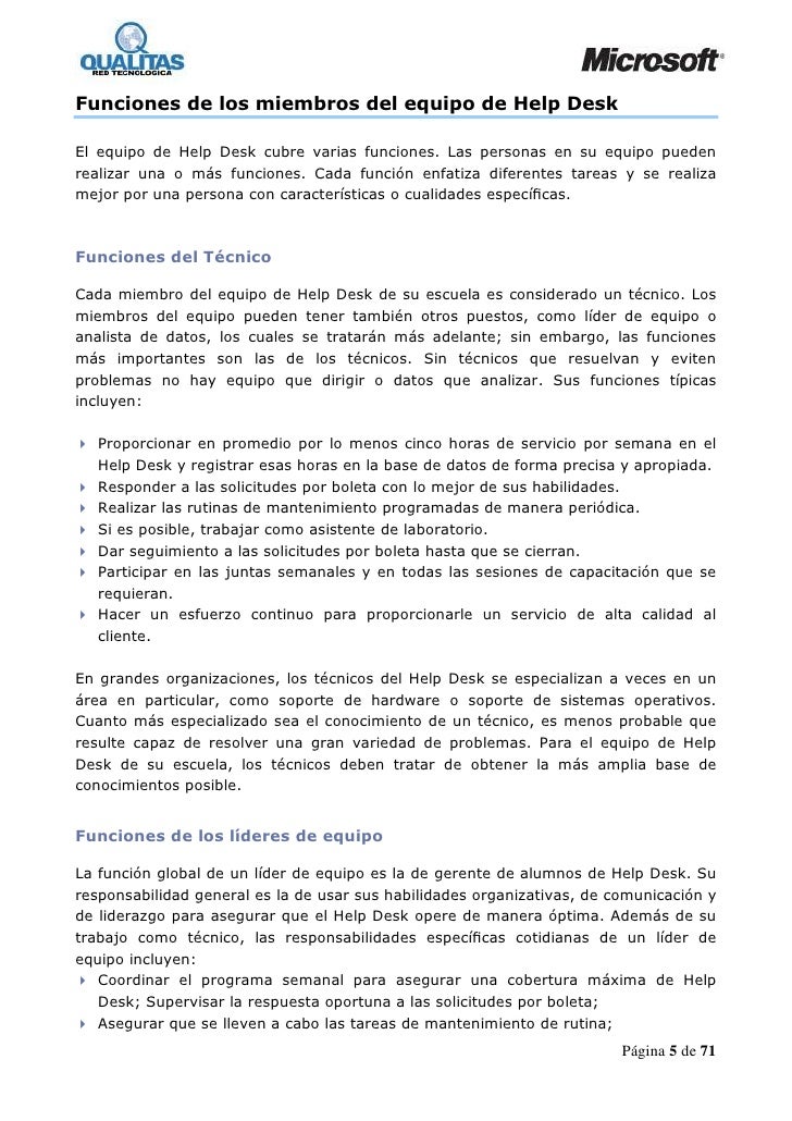 Perfil de un analista de soporte tecnico