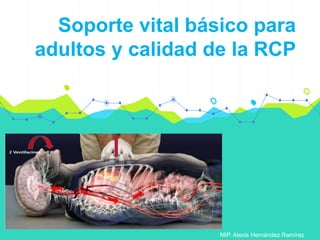 Soporte vital básico para
adultos y calidad de la RCP
MIP. Alexis Hernández Ramírez
 