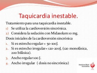 Cardioversion 100j Soporte vital cardiovascular avanzado | PPTX