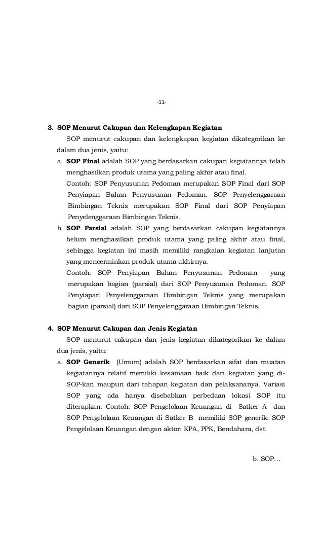 Sop permenpan 35 thn 2012