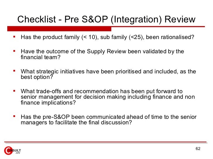 S Op Process