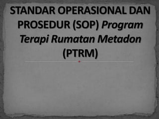 Ptrm SOP PTRM Indonesia | PDF