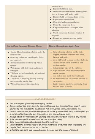 Room Upgrade Sop Examples STANDARD OPERATING PROCEEDURES OF HOTEL INDUSTRY,VILLAS .pdf