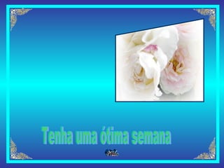 Tenha uma ótima semana 