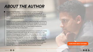 4 Share:Contact Us:
ABOUT THE AUTHOR

Sangeet Paul Choudary is the best-selling co-author of Platform
Revolution and the a...
