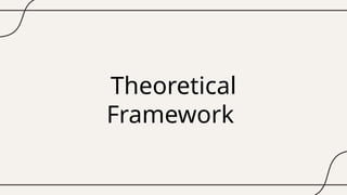 Theoretical
Framework
 
