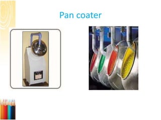 Pan coater
 