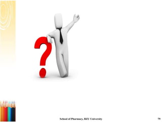 School of Pharmacy, BZU University 79
 