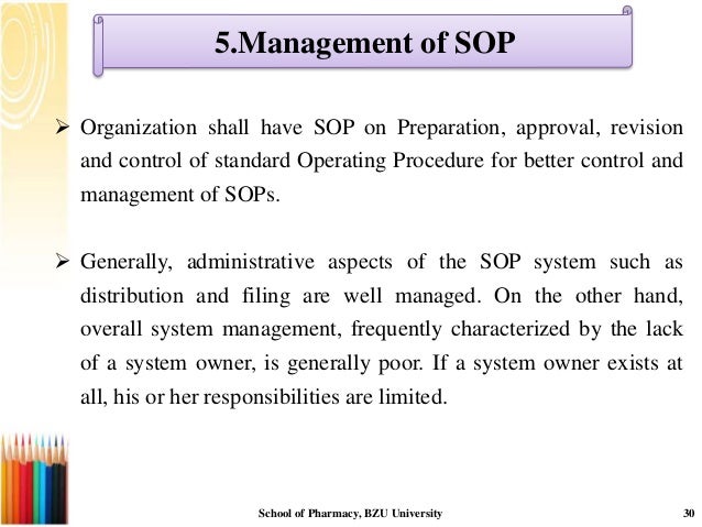 pharmacy sop pharmacy sop