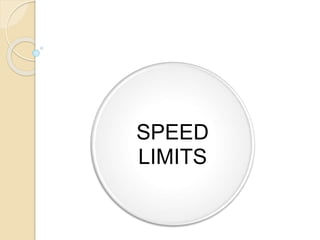 SPEED
LIMITS
 