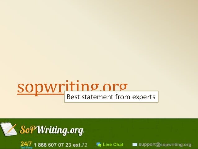 Sop writing org