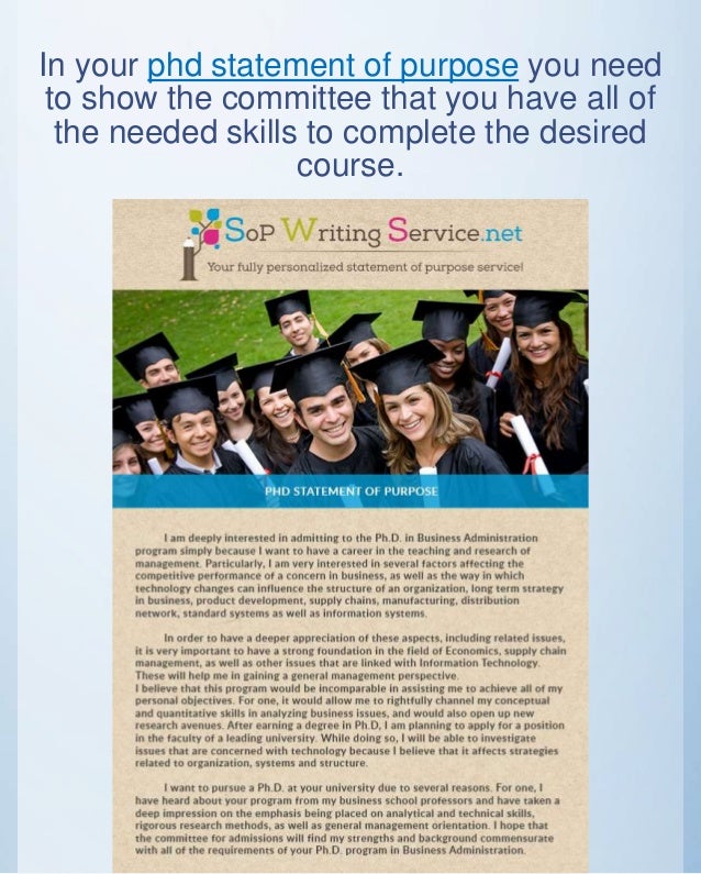 Statement of purpose writing service