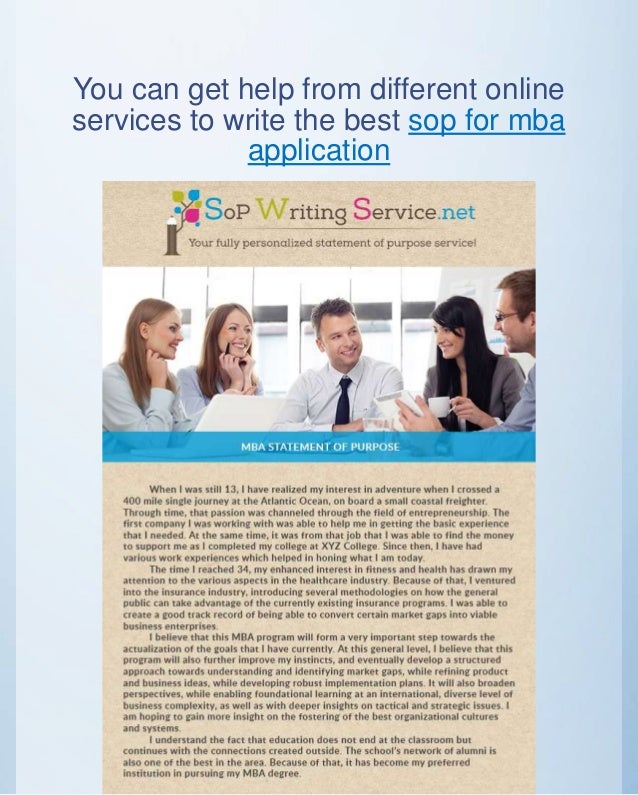 Statement of purpose writing service
