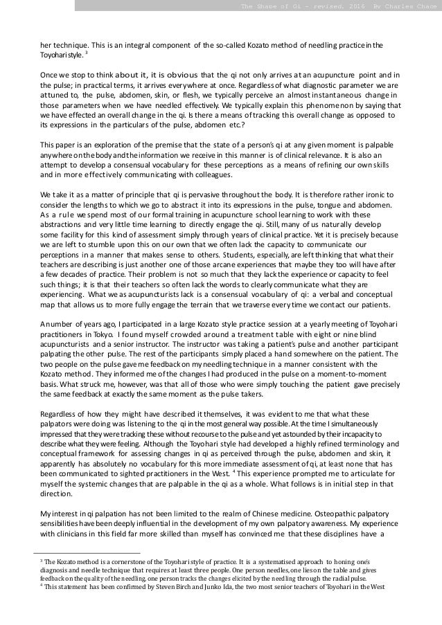 Revised essay