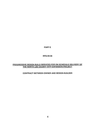 Form M-1




CDM's legal counsel has carefully reviewed the Contract Between Owner and
Design-Builder. Lee County Utilities has used the majority of the DBIA version of
this Contract. The provisions that have been deleted are noted in the body of the
Contract at their original location. CDM considers the overall Contract fair and
accepts these deletions.
 