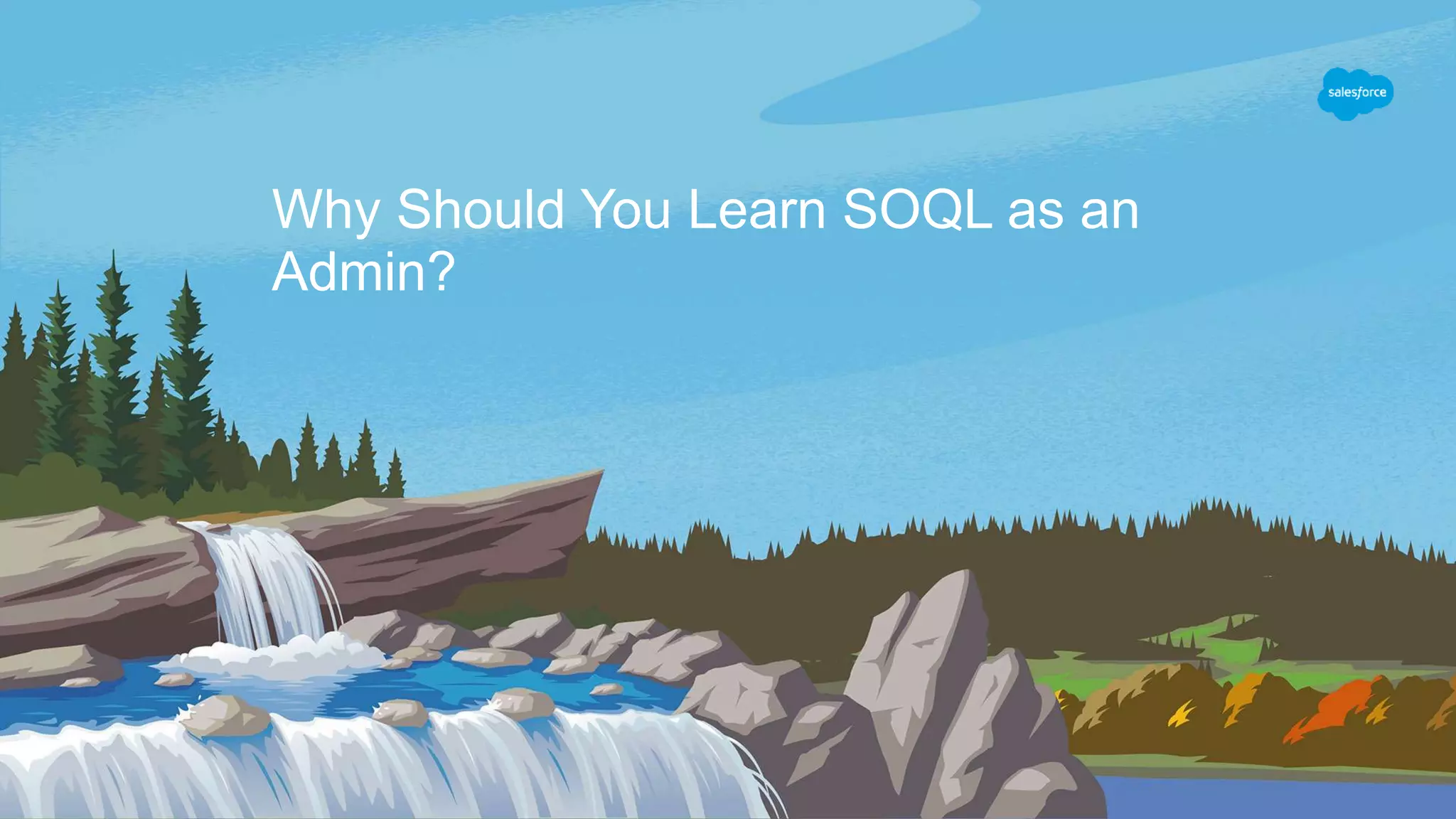 Why Should You Learn SOQL as an
Admin?
 