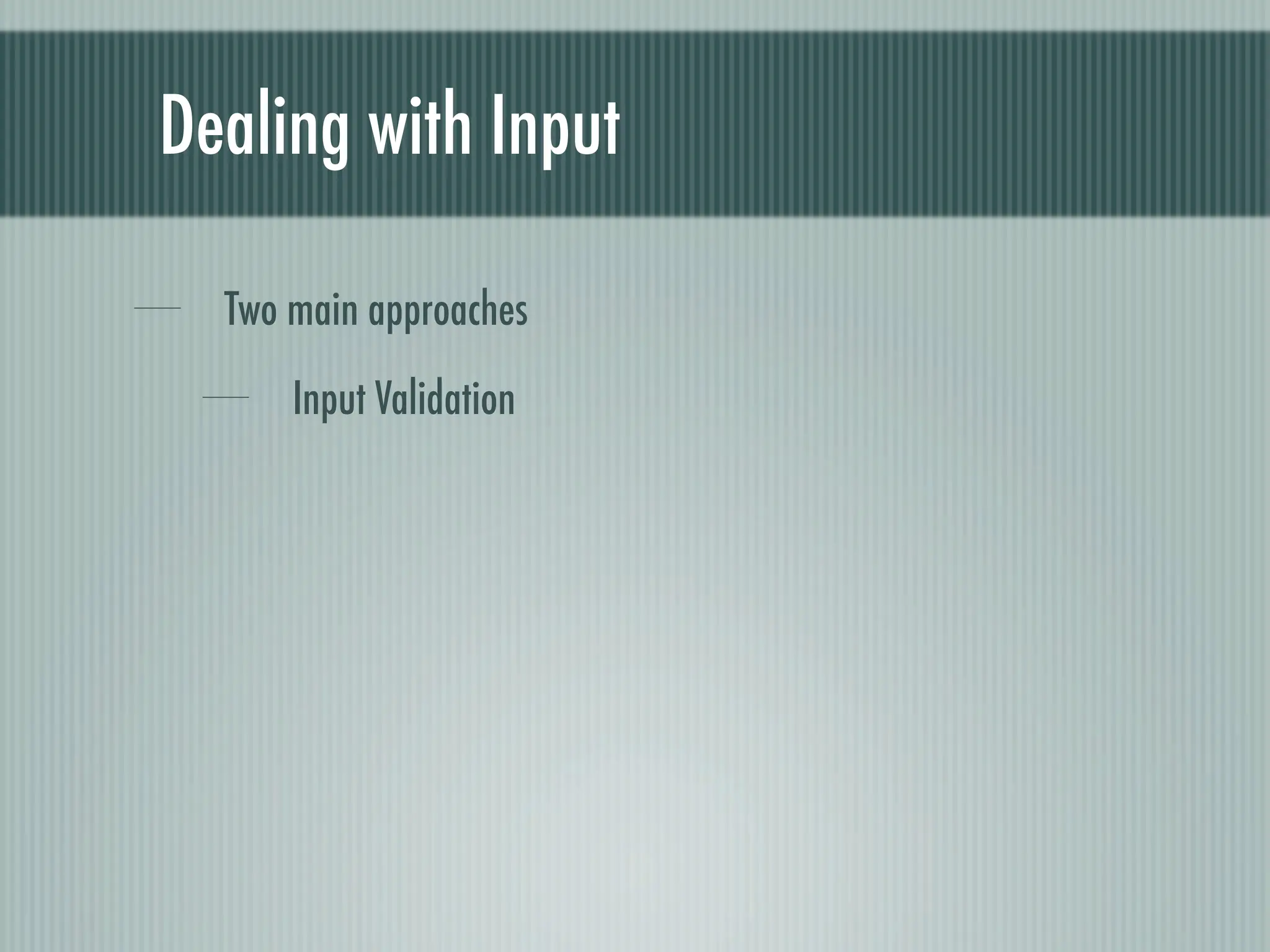 Web Appliction Security - Scotland on Rails presentation