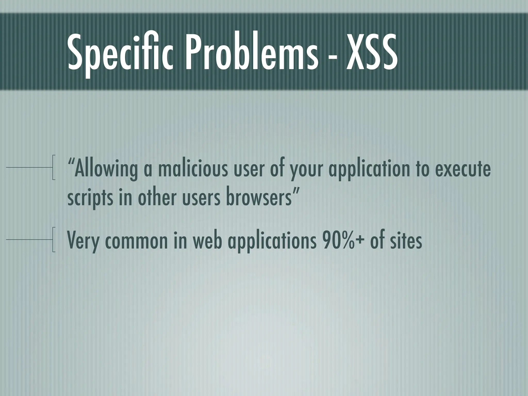 Web Appliction Security - Scotland on Rails presentation