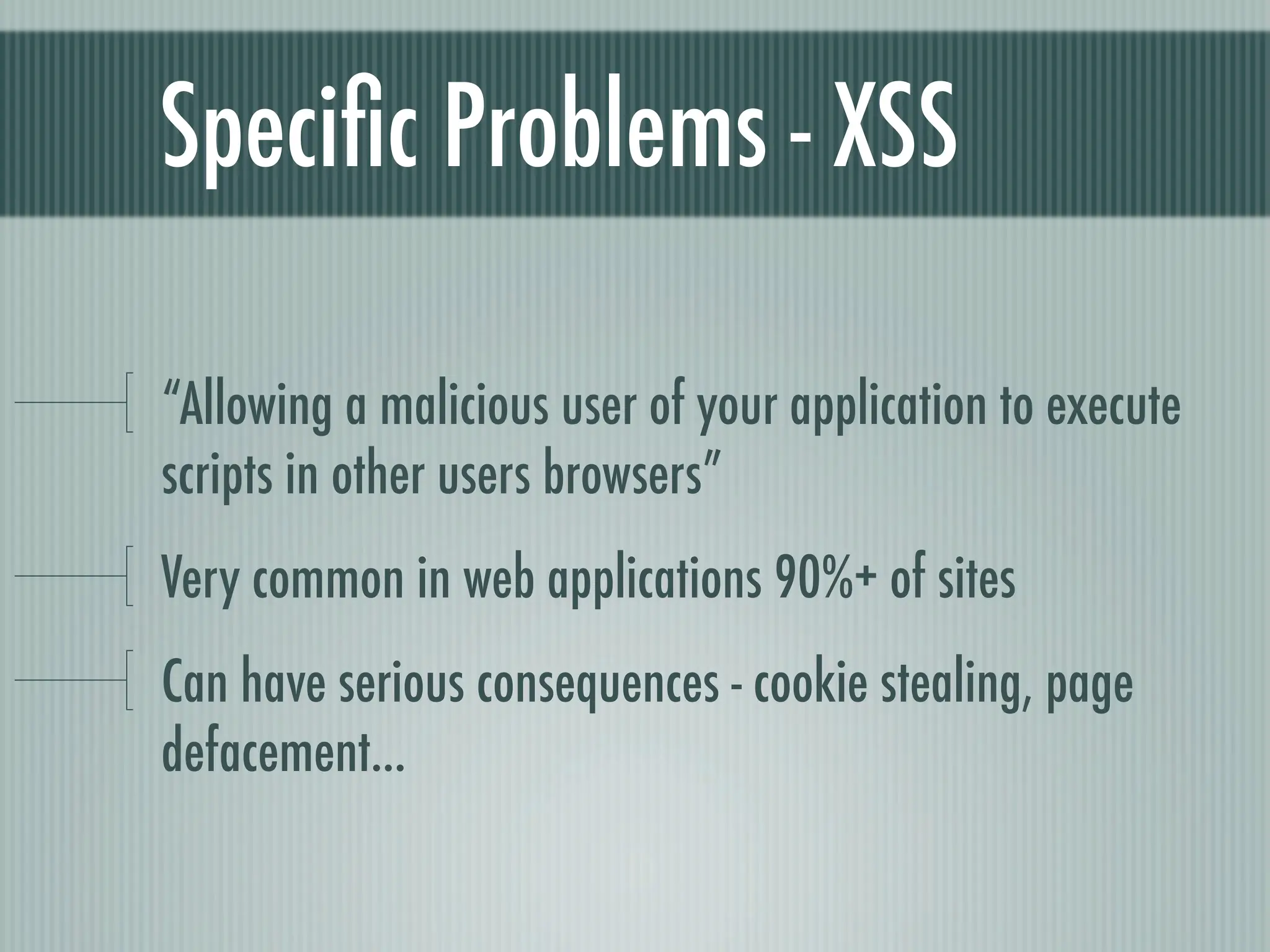 Web Appliction Security - Scotland on Rails presentation