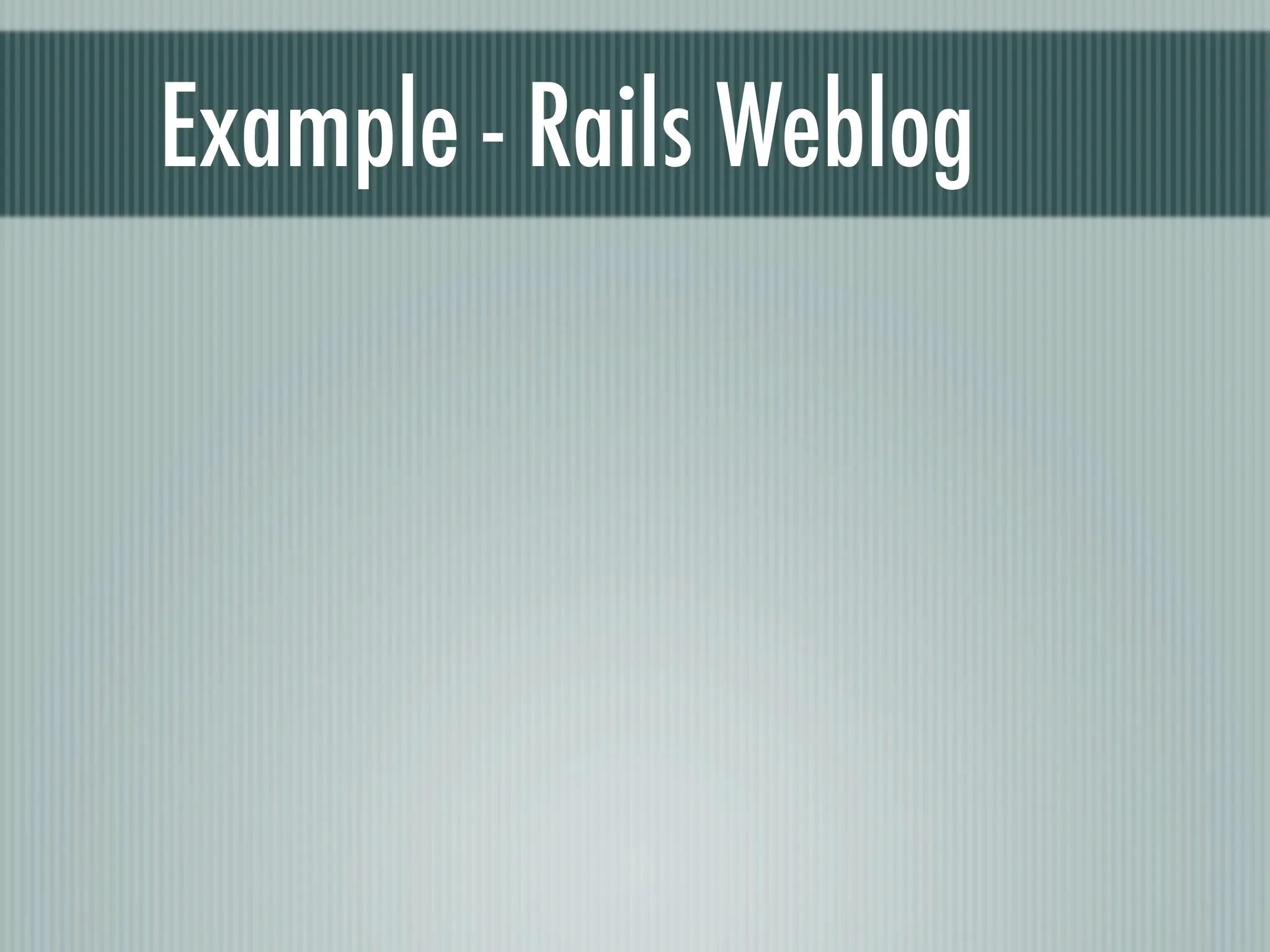 Web Appliction Security - Scotland on Rails presentation