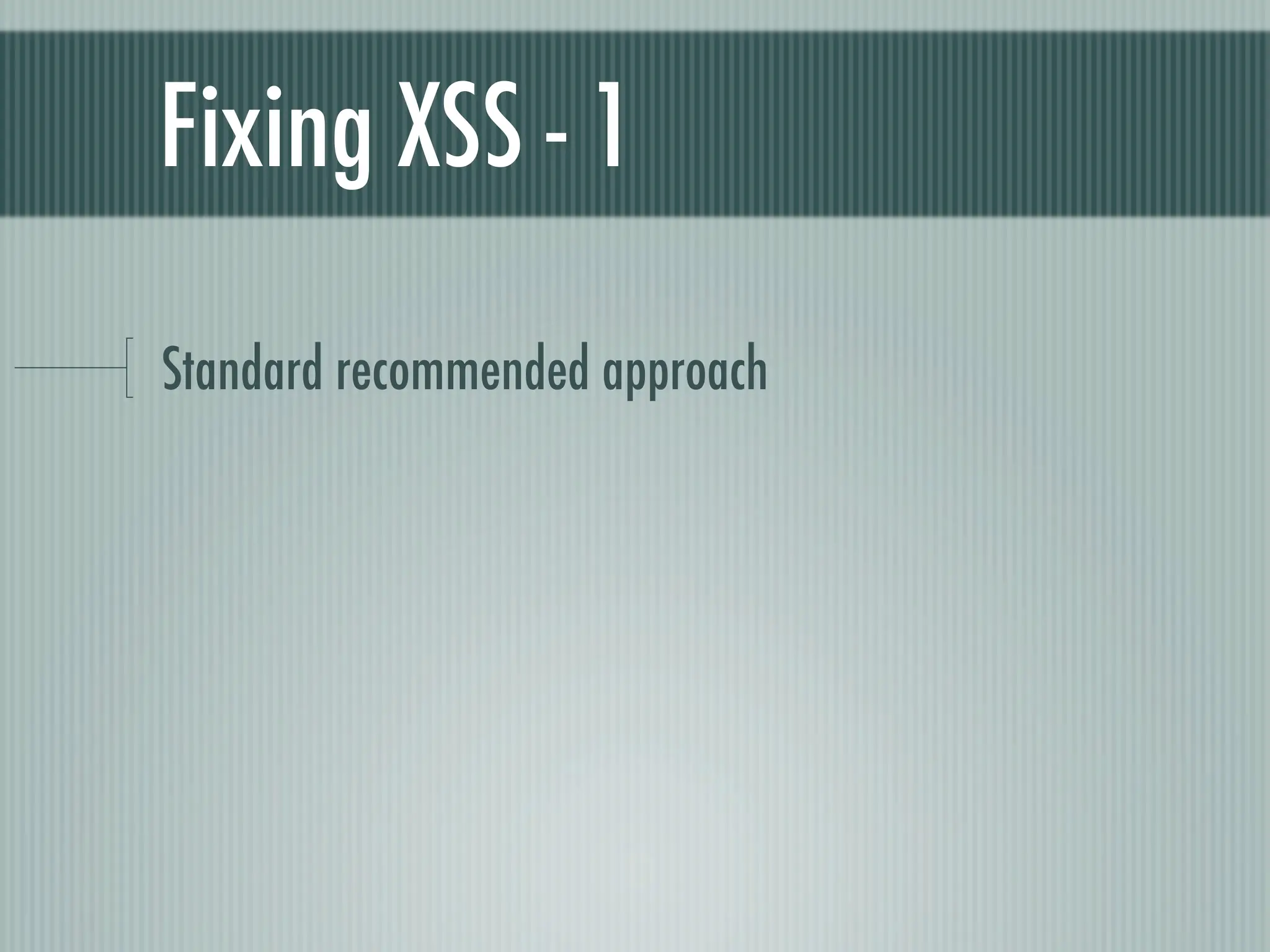 Web Appliction Security - Scotland on Rails presentation