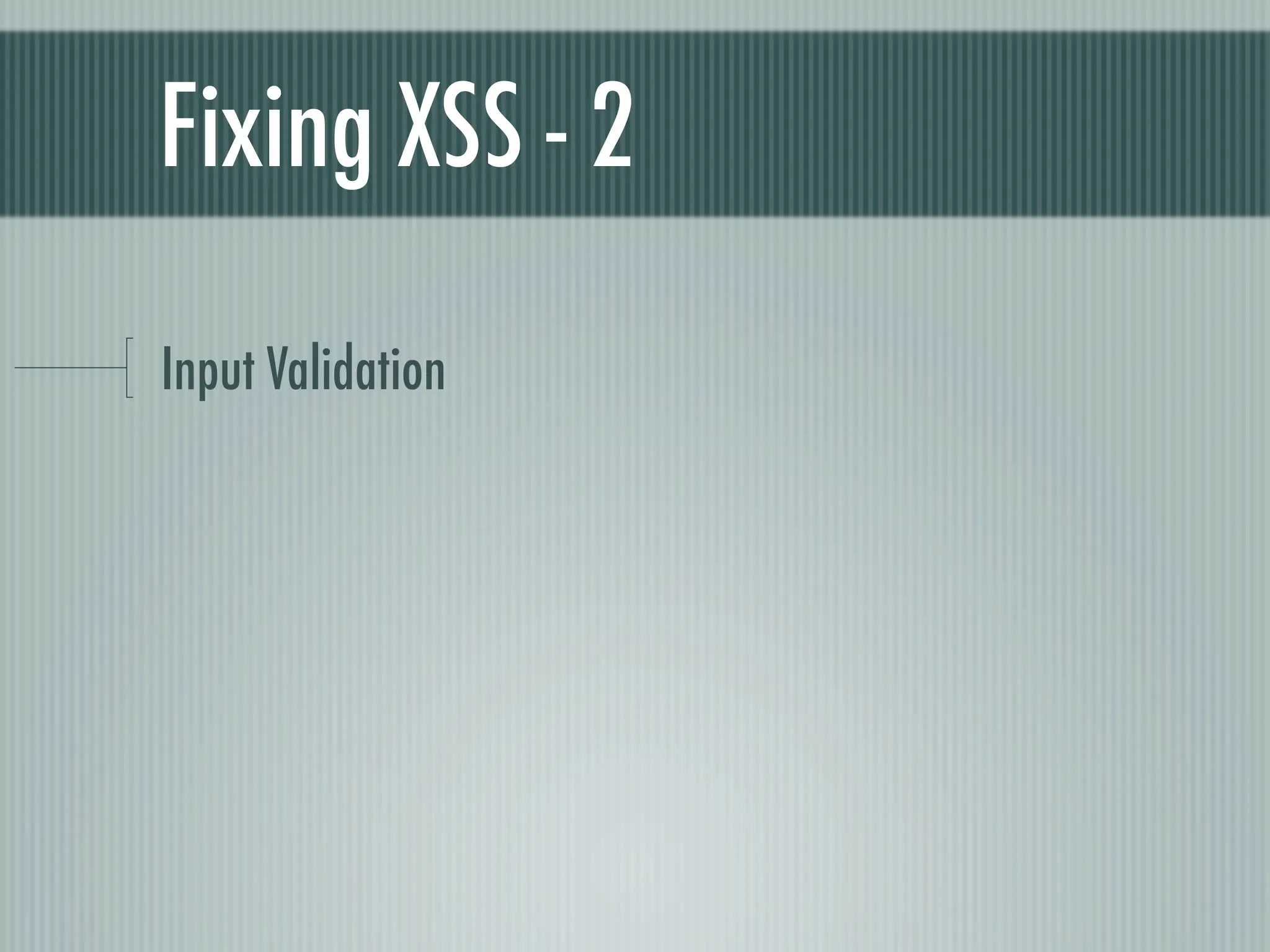 Web Appliction Security - Scotland on Rails presentation