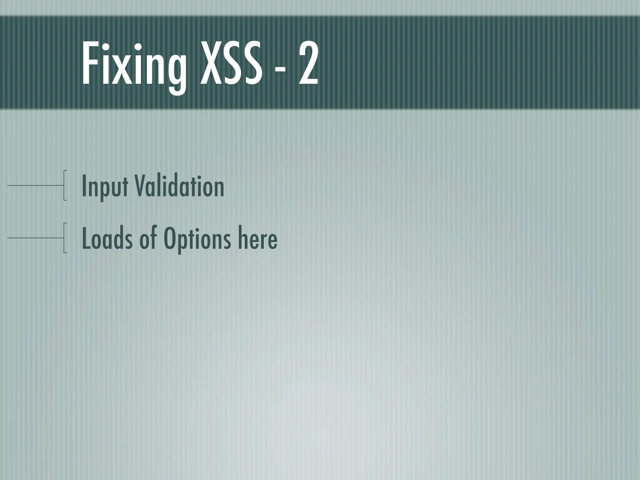 Web Appliction Security - Scotland on Rails presentation