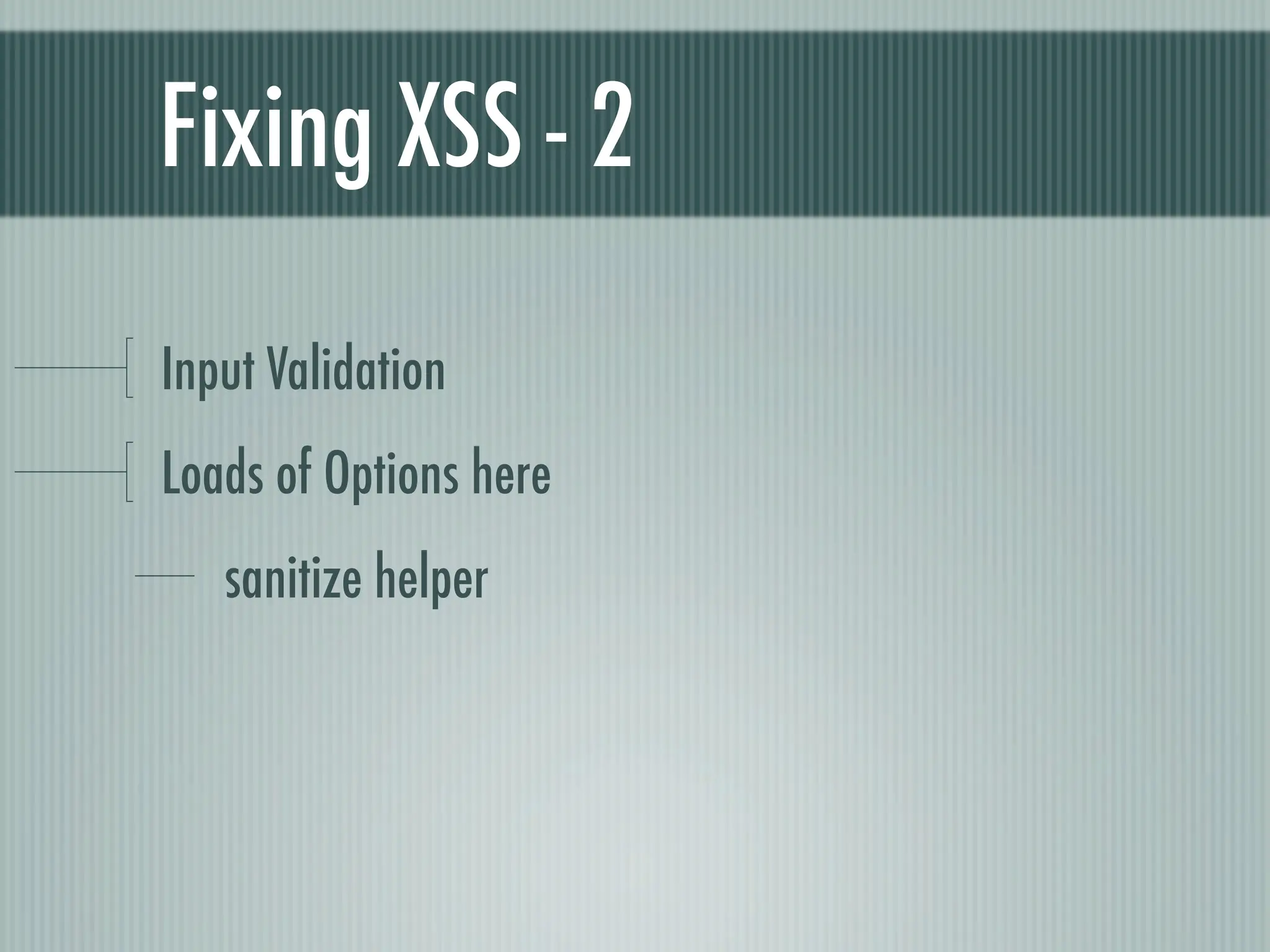 Web Appliction Security - Scotland on Rails presentation