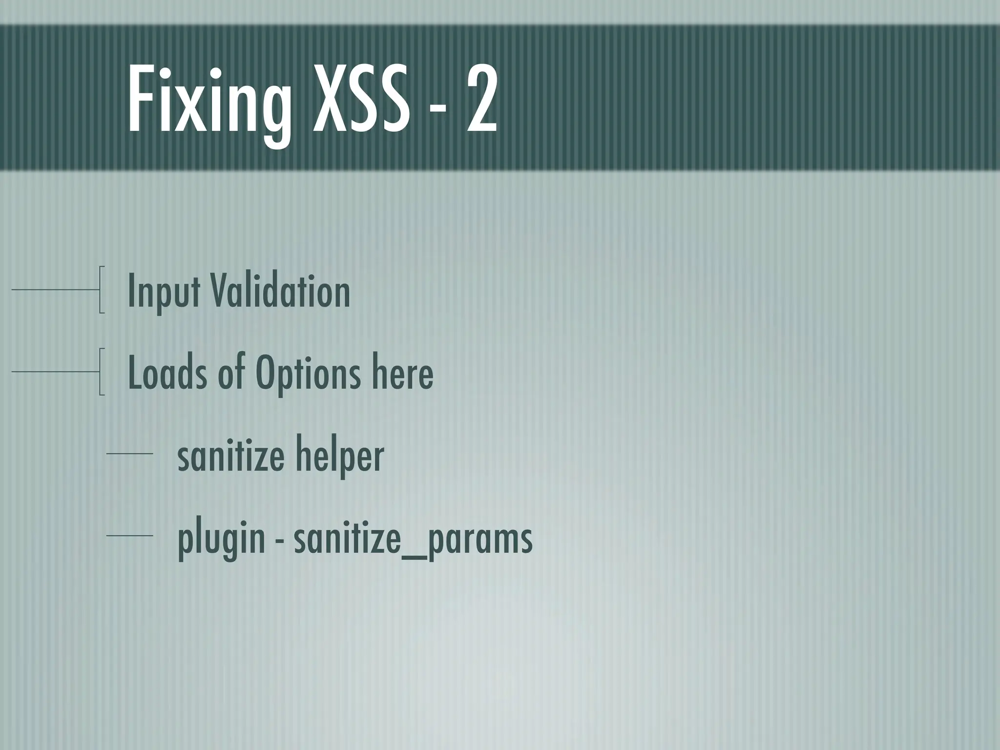 Web Appliction Security - Scotland on Rails presentation