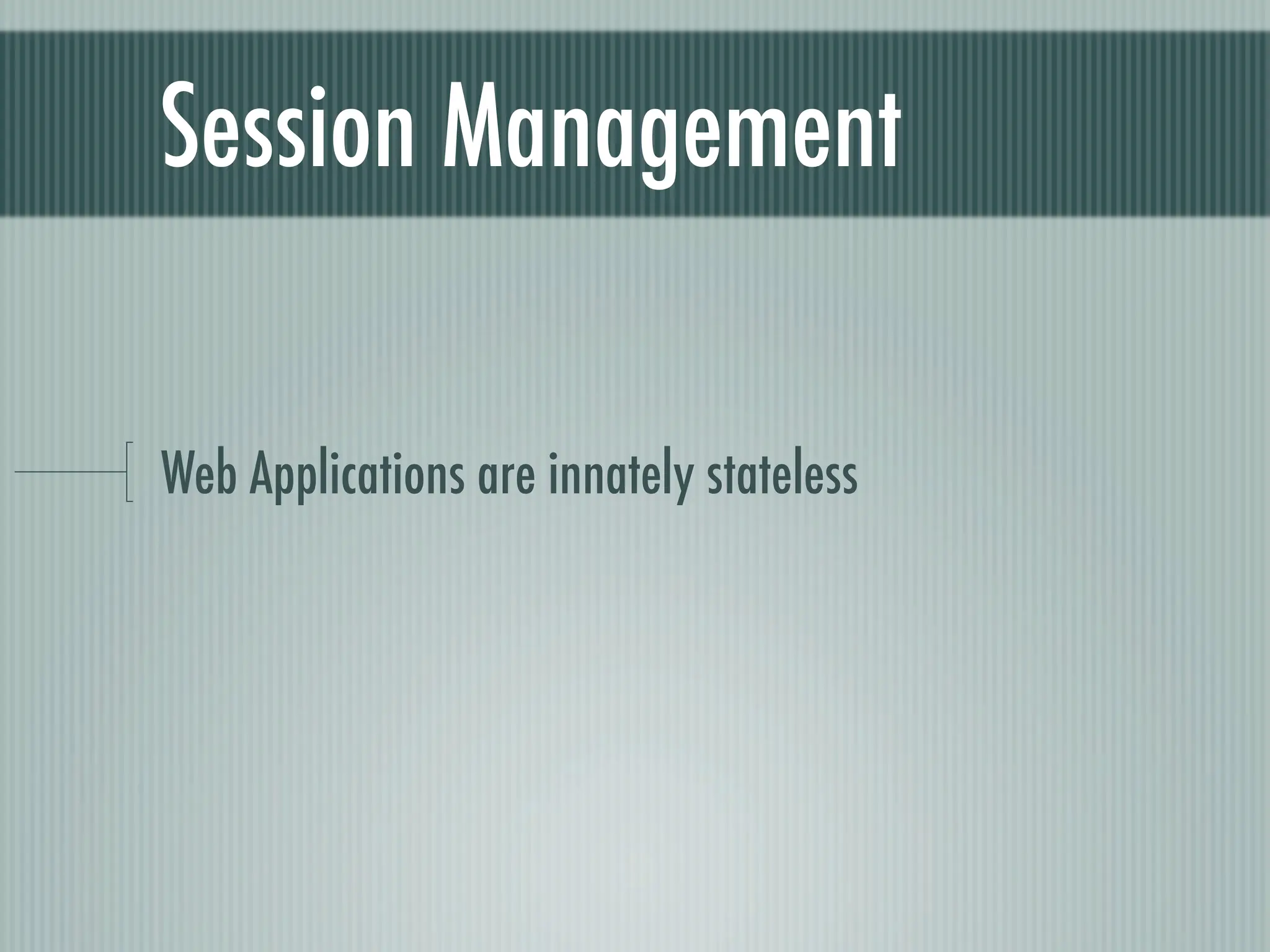 Web Appliction Security - Scotland on Rails presentation