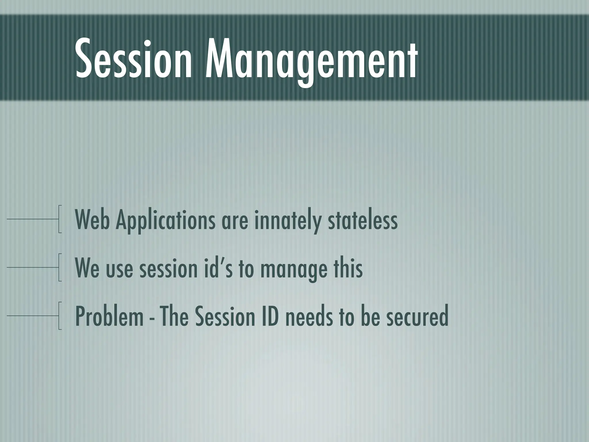 Web Appliction Security - Scotland on Rails presentation
