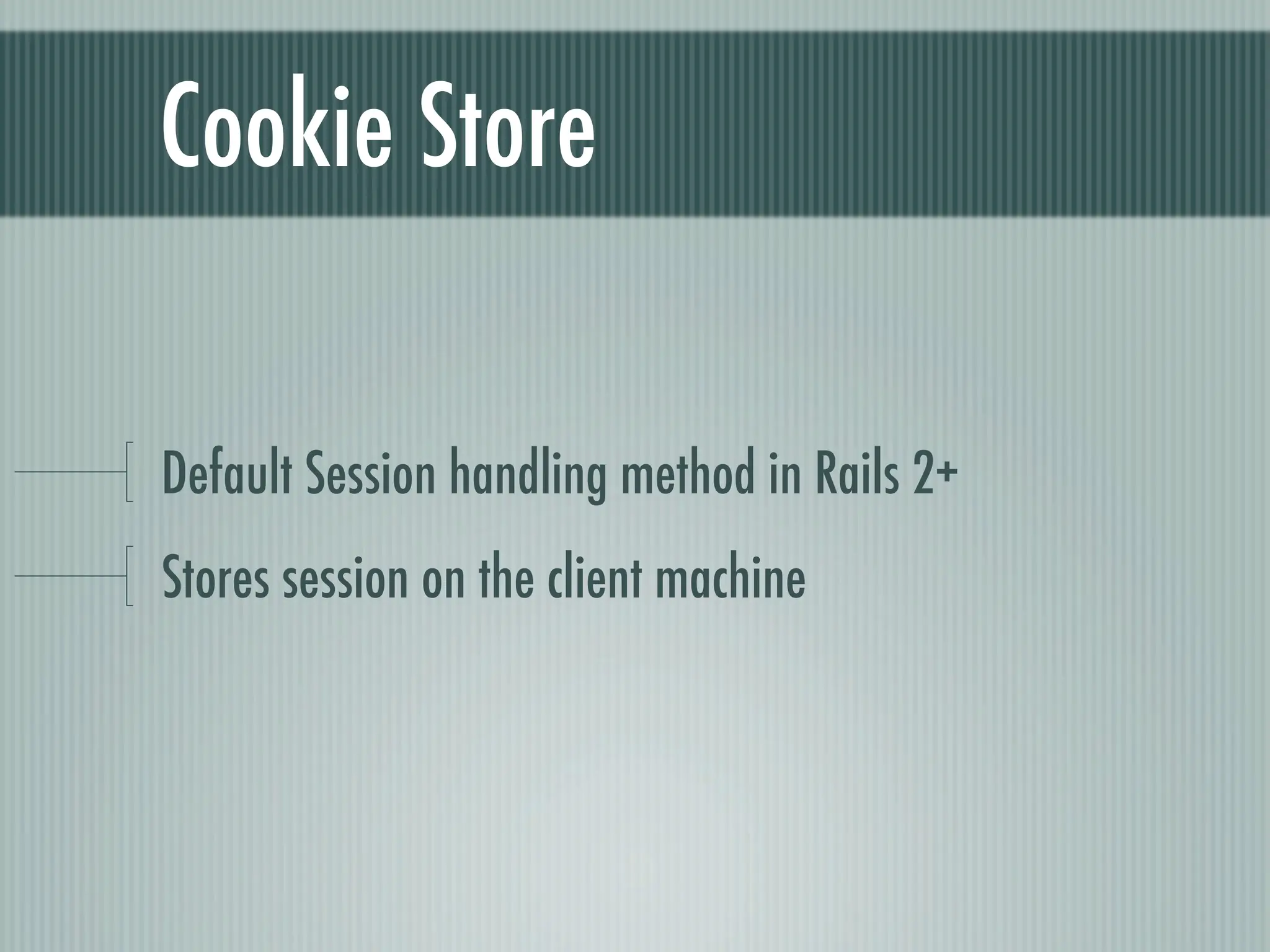 Web Appliction Security - Scotland on Rails presentation
