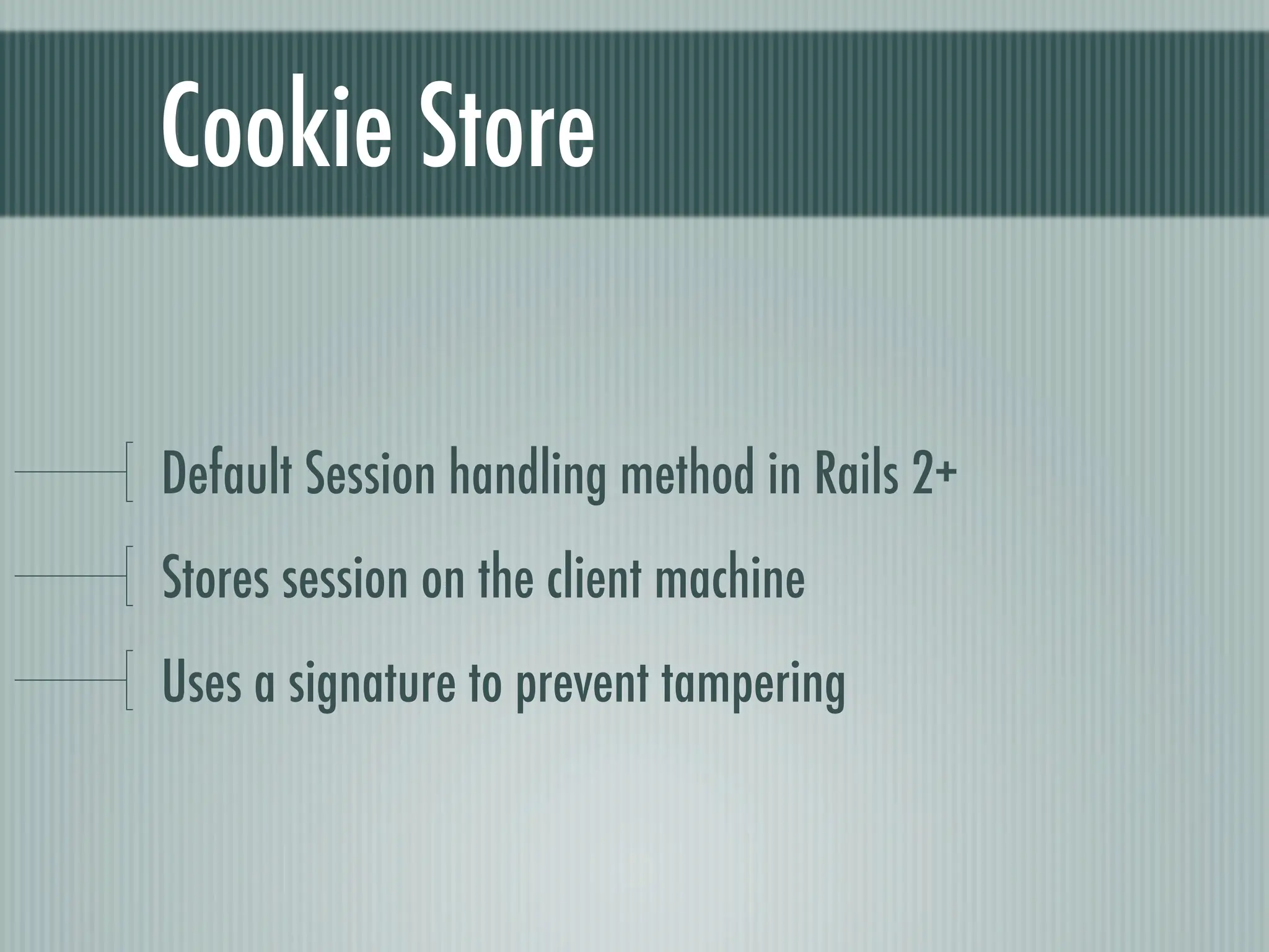 Web Appliction Security - Scotland on Rails presentation