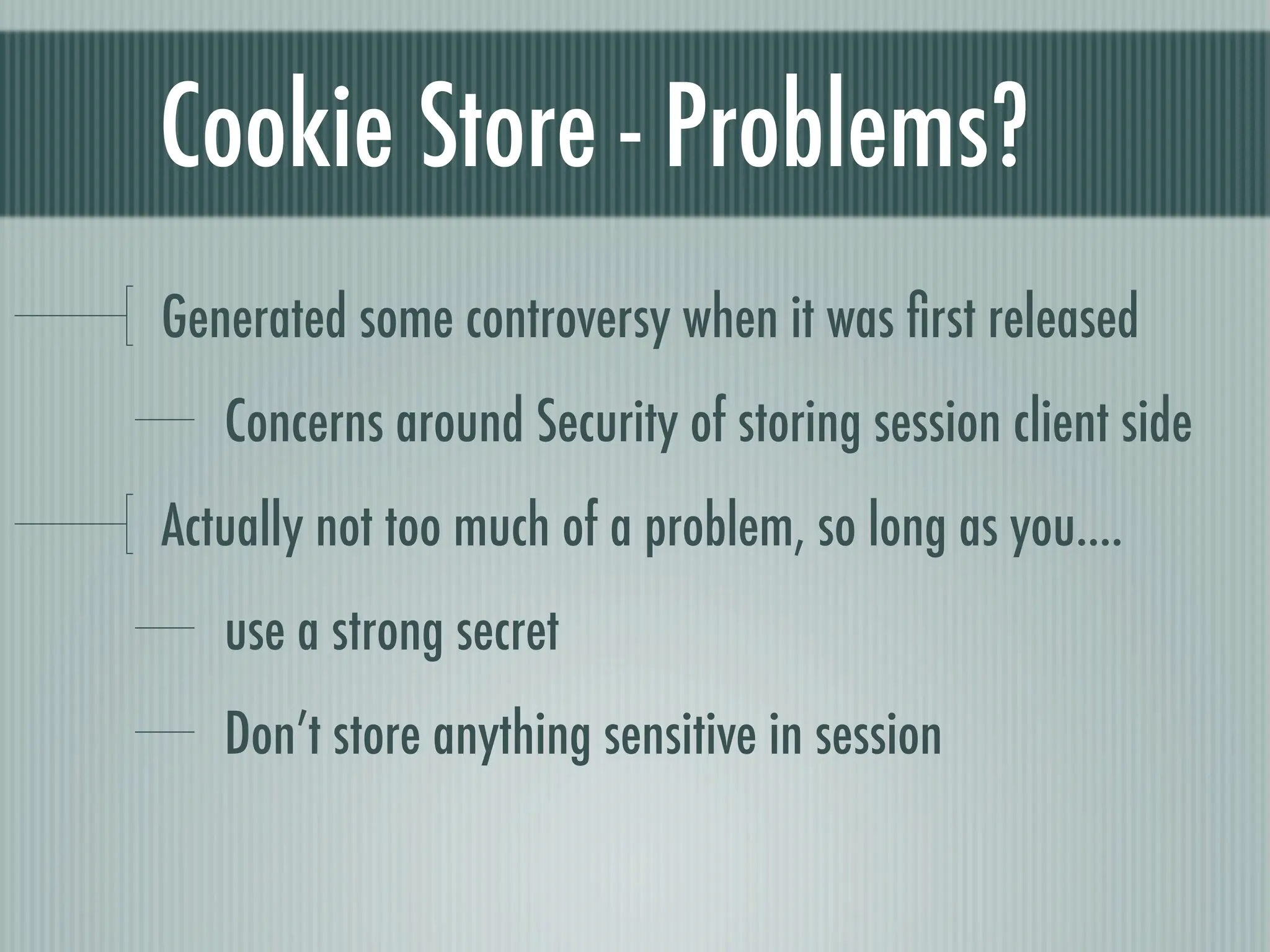 Web Appliction Security - Scotland on Rails presentation