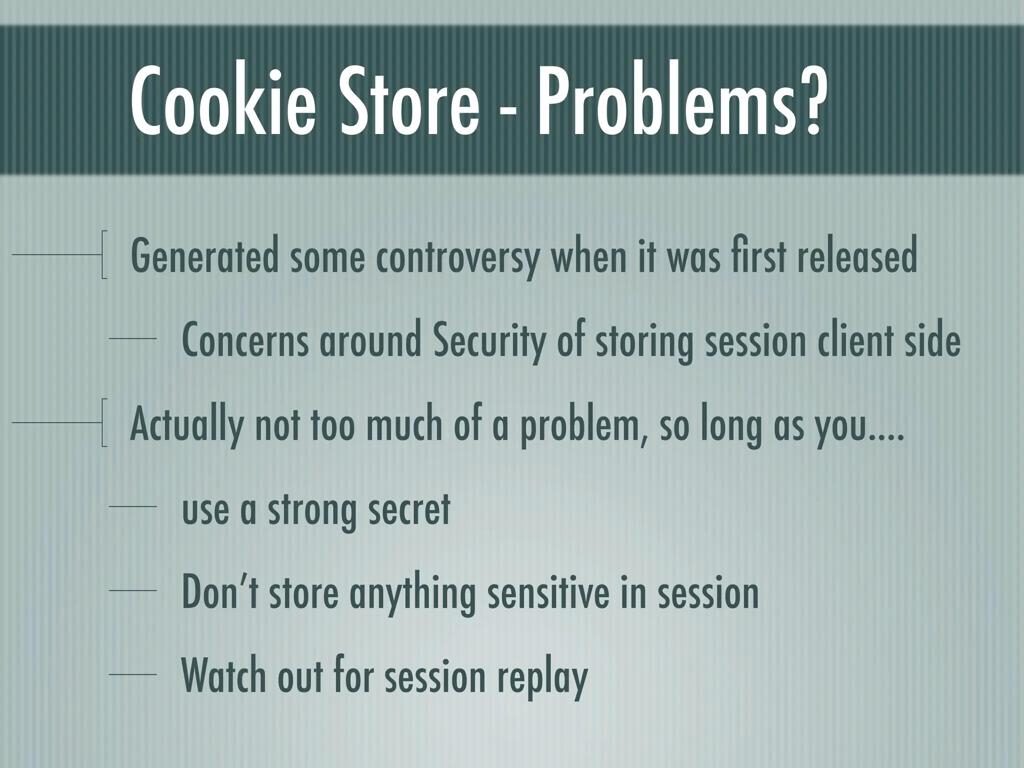 Web Appliction Security - Scotland on Rails presentation