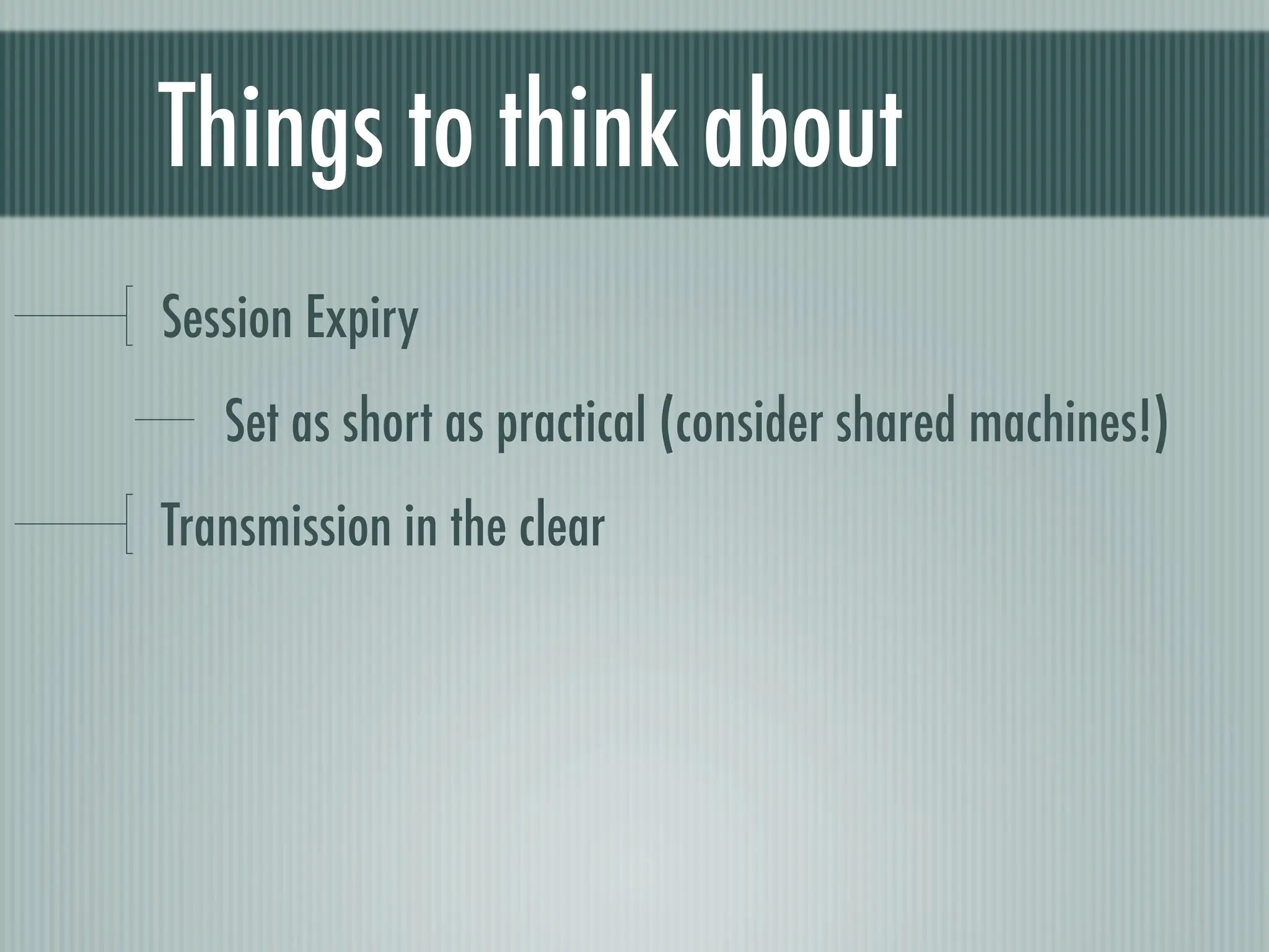 Web Appliction Security - Scotland on Rails presentation