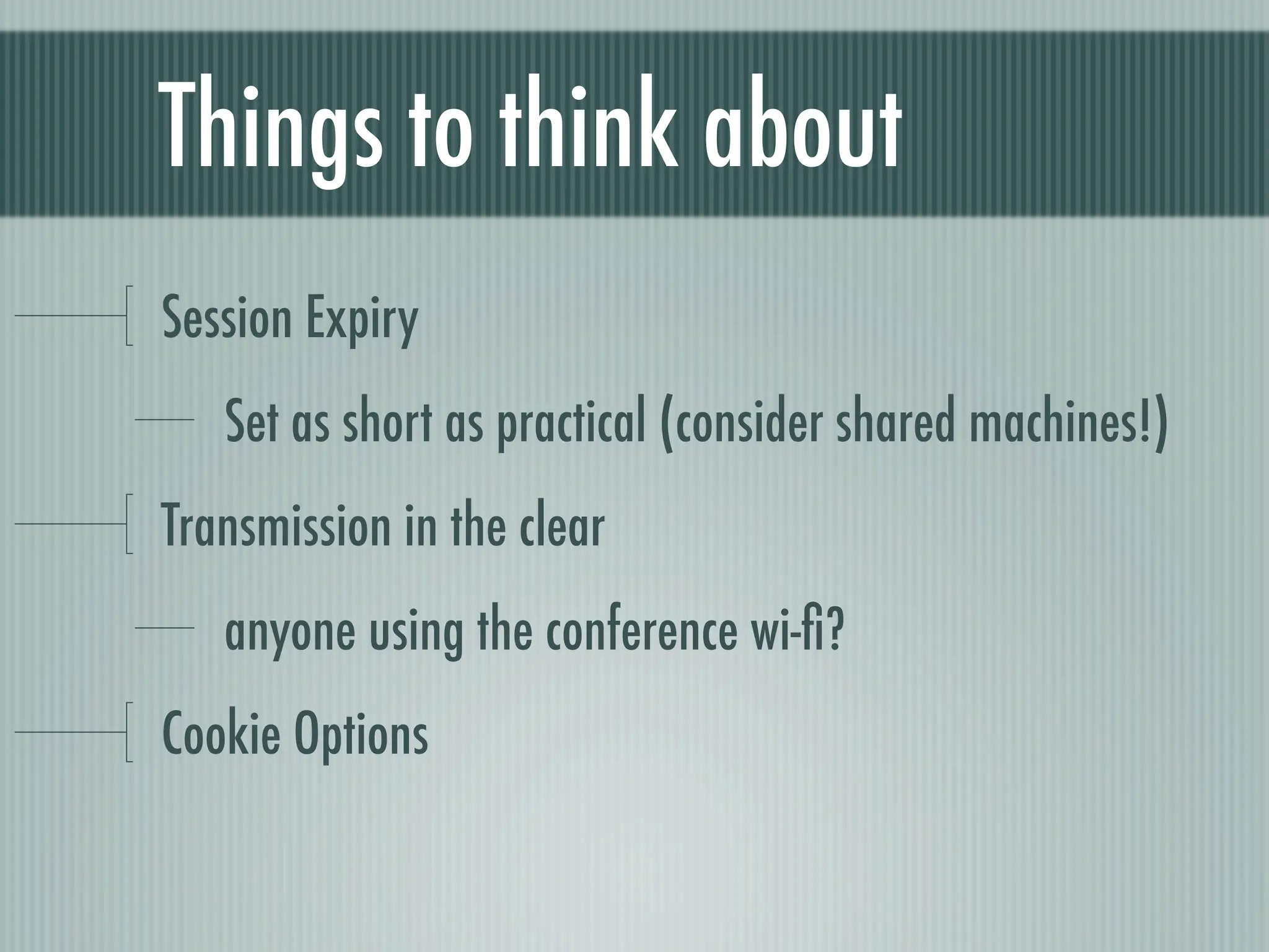 Web Appliction Security - Scotland on Rails presentation