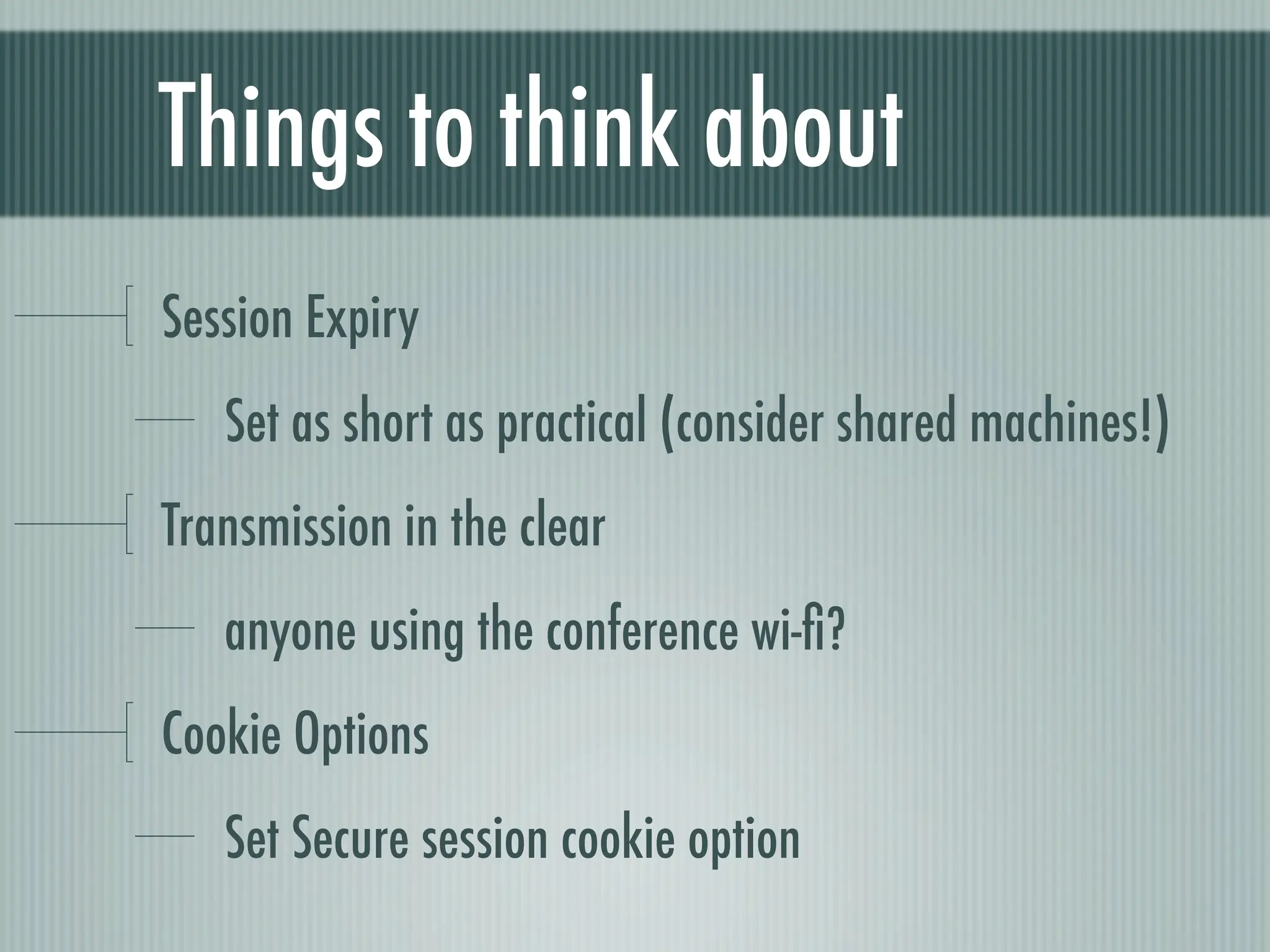 Web Appliction Security - Scotland on Rails presentation