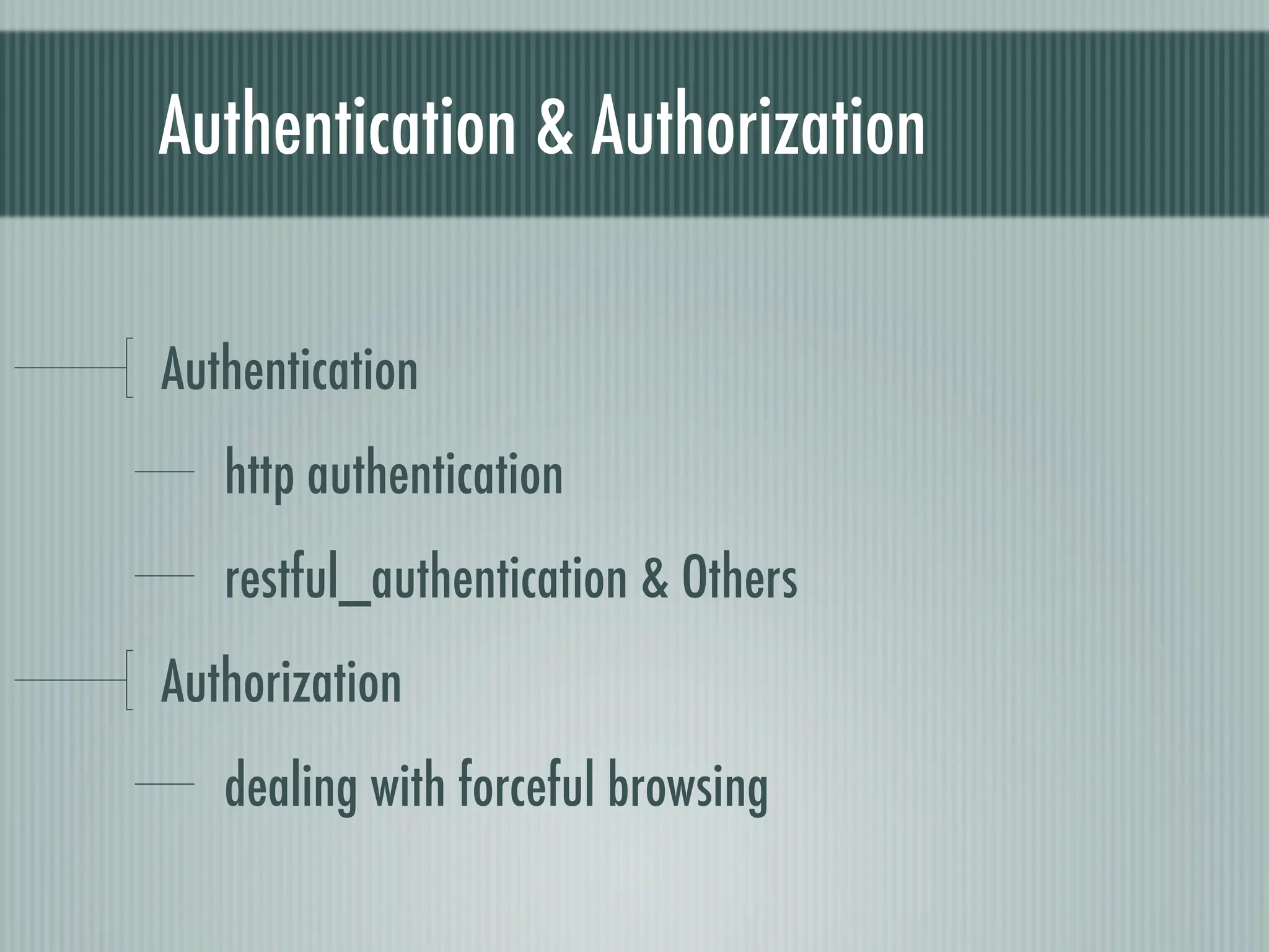 Web Appliction Security - Scotland on Rails presentation