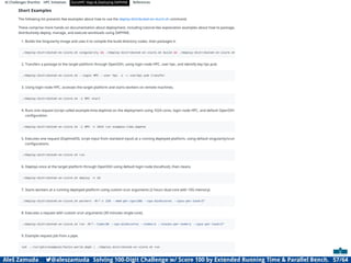AI Challenges Shortlist HPC Initiatives EuroHPC Vega ,Deploying DAPHNE References
Aleš Zamuda 7@aleszamuda Solving 100-Digit Challenge w/ Score 100 by Extended Running Time  Parallel Bench. 57/64
 