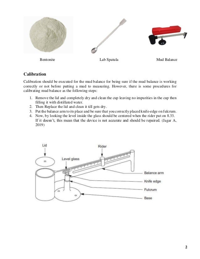 Drilling Lab Mud Weight Balancing