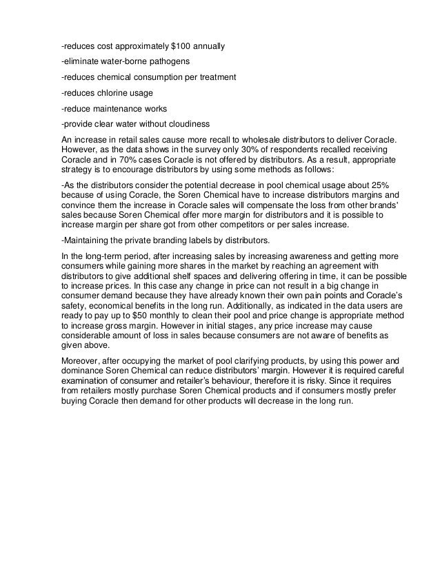 Why is soren chemical struggling to sell coracle? picture