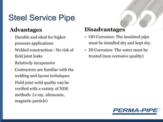 Peeling back the layers of a Pre-Insulated Pipe  - Anti-Corrosion Epoxy Coating