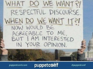 puppetconf.com #puppetconf
 