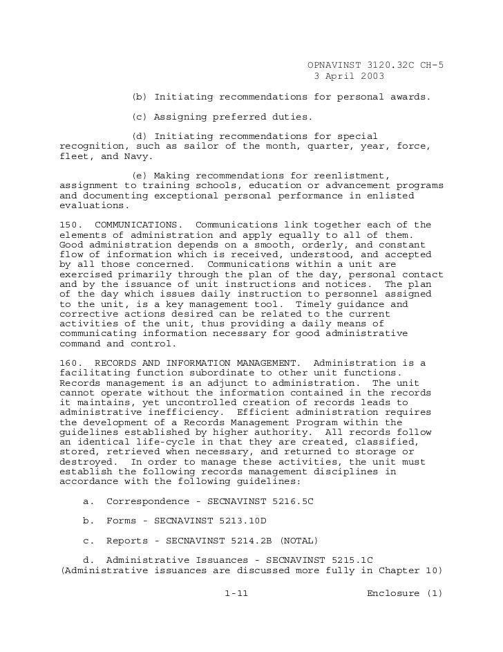 opnavinst 3120 32 c