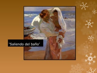 ‘Saliendo del baño’
 