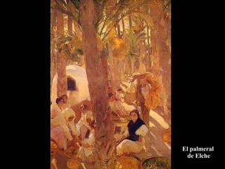 El palmeral  de Elche 