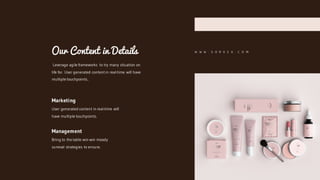 Our Content in Details
User generated content in real-time will
have multiple touchpoints.
Marketing
Bring to the table win-win moody
survival strategies to ensure.
Management
Leverage agile frameworks to try many situation on
life for. User generated content in real-time will have
multiple touchpoints..
W W W . S O R 0 Z A . C O M
 